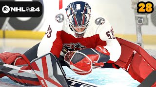 NHL 24 Goalie Be a Pro 28  quotRound 2 battlequot [upl. by Ailema435]