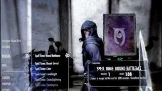 Lets Play Skyrim Best Spell Books and were to get them [upl. by Lan]