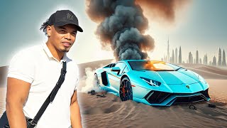 SUPERCAR KAPOT IN DE DUBAI WOESTIJN😱 [upl. by Chandal]