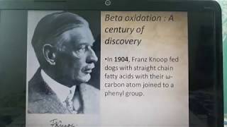 Franz Knoops discovery of Beta Oxidation in Fatty Acids [upl. by Nivlac]