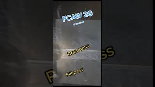 Throwback 2G FCAW TEST with backing Root Fill and Cap welding weldernation fcaw welder [upl. by Chalmers504]