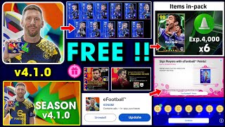 eFootball™ 2025 New v410 Big Update  🤩🔥 New Premium Club Packs Free eFootball Coins [upl. by Etienne936]