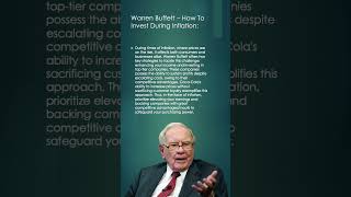 Warren Buffett How To Invest During High Inflation [upl. by Chelton]