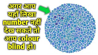 Colour Blindness Test Hindi TYB 2017  Test Your Brain 2018 [upl. by Hoagland]