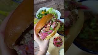 Recipe for BBQ Pulled Pork Jerk Sauce Burger Baps  recipe for pulled pork sauce in sandwiches [upl. by Genisia]