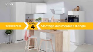 Comment monter un meuble dangle de cuisine  Étape 4 [upl. by Ereynihc]