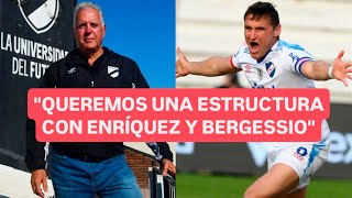 🔵⚪️🔴 La experiencia de Enríquez y el liderazgo actual de Bergessio  El plan deportivo de Gomensoro [upl. by Wanfried]