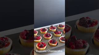 Orman Meyveli Cheesecake English recipe👇cheesecakerecipes cupcakes [upl. by Eycal]