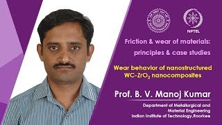 Wear behavior of nanostructured WCZrO2 nanocomposites [upl. by Yeldar170]