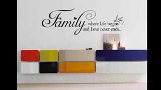 Vinyl Wall Quotes  Vinyl Wall Decals Quotes Hobby Lobby  Home Interior Wall Decor amp Design [upl. by Nessah]