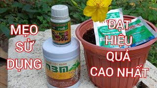 CÁCH DÙNG N3M  ATONIKROOT2  pha chung với phân bón và thuốc trừ sâu [upl. by Doss]