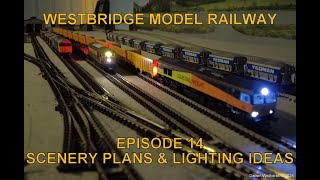 My Model Railway Layout Episode 14  Scenery Plans amp Lighting Ideas [upl. by Rabelais]