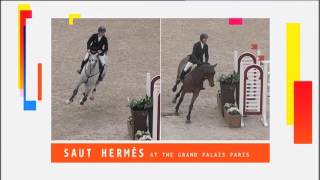 Saut Hermès 2014  mano a mano entre Marcus Ehning et Patrice Delaveau [upl. by Galvan]