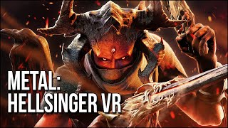 Metal Hellsinger VR  Slay To The Beat As We Rip Our Way Through Hell [upl. by Arbmik]