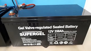 ¡Bateria Super GEL 12V 350Ah mi experiencia [upl. by Htaeh]