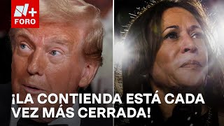 Lucha por la presidencia de EE UU Harris y Trump casi empatados  Estrictamente Personal [upl. by Lenroc]