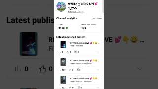 RITESH GAMING LIVE 💕👇😭please subscribe trending sortsyou [upl. by Obed]