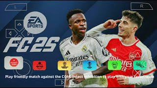 FIFA 25 PPSSPP Android Offline PS5 Camera  EA SPORTS FC 25 PSP HD Graphics Updated Transfer [upl. by Enetsirk]