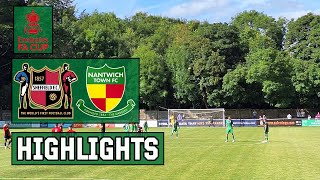 HIGHLIGHTS  Sheffield FC 21 Nantwich Town  Emirates FA Cup Extra Preliminary Round  3824 [upl. by Hareenum]