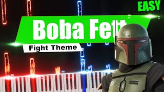 Boba Fett Fight Theme Easy shorts [upl. by Lennor467]