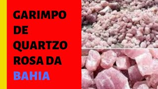 Garimpo de quartzo rosa [upl. by Sharona]