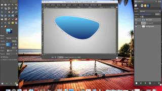 How to create a simple gradient shape in Gimp [upl. by Purdum]