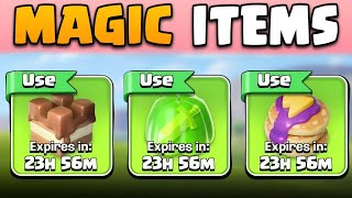 Clash of Clans new update  Supercharge buildings amp Magic Snacks [upl. by Ydnil611]