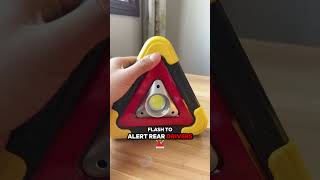 Stay Safe with the Triangle Warning Light httpsquickmechtoolscomproductstrianglewarninglight [upl. by Reyem]