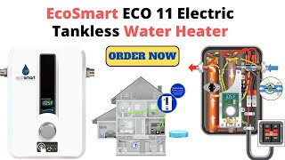 EcoSmart ECO 11 Electric Tankless Water Heater 13KW at 240 Volts with Patented Self Modulating Tech [upl. by Anissa]