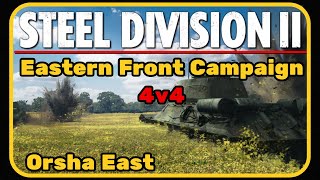 Multiplayer Eastern Front Campaign in Steel Division II  Part 1  German Attacks [upl. by Trinity]