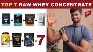 TOP 7 RAW WHEY PROTEIN UNDER RS 2000 FOR STUDENTS  REVIEW WITH LAB TEST REPORT [upl. by Rorry]