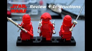 Custom LEGO Star Wars Praetorian Gaurds  Make your own custom capes ReviewTutorial [upl. by Orag]