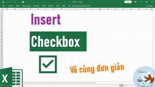 Cách sử dụng Checkbox siêu hay trong excel Bạn cần biết [upl. by Lohner]