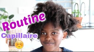 ROUTINE CAPILLAIRE ENFANT cheveux crépus [upl. by Oleg]