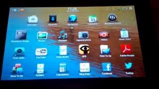 Tuto installer des applications Android sur tablette blackberry playbook [upl. by Cirad384]