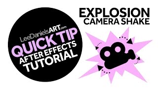 After Effects Tutorial  QUICK TIP  Explosion Camera Shake [upl. by Theressa]