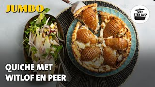 Wat eten we Quiche met witlof en peer [upl. by Hartzke471]