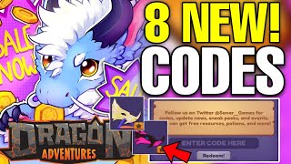 ALL NEW WORKING CODES FOR DRAGON ADVENTURES 2024  ROBLOX DRAGON ADVENTURES CODES 2024 [upl. by Lezned74]