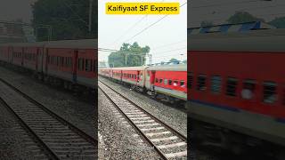 Kaifiyaat SF Express  Khorason Road Railway Station superfast explore express kaifiyaat train [upl. by Rehotsirk345]