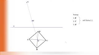 VŠ  Deskriptívna geometria  Perspektívna kolineácia  Definícia časť 3 [upl. by Allerie323]