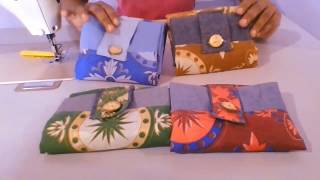 How to sew a foldable shopping bag [upl. by Edme]