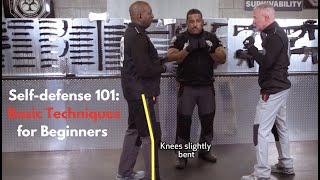 Selfdefense 101 Basic Techniques for Beginners [upl. by Zolnay286]