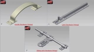 Hardware Fittings Video Tutorial Autodesk Inventor [upl. by Adnaram880]