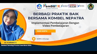 Berbagi Praktik Baik di Sekolah  Tugas Pembatik Level 4  Ai Karwati [upl. by Jephthah402]