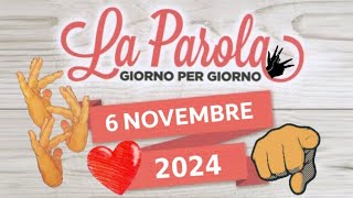 LASCIARSI TRATTENERE DA DIO  La Parola Giorno per Giorno LIS  6 Novembre 2024 [upl. by Cohl405]