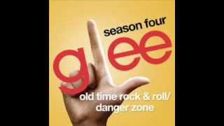 Glee  Old Time Rock and Roll  Danger Zone Sped Up [upl. by Gereld]