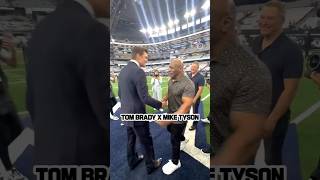 Tom Brady amp Mike Tyson Link Up at Cowboys Game 🏈🥊 [upl. by Hajan334]