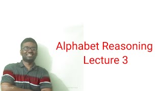 Alphabet Reasoning Lecture 3  Pairs of Letters Reasoning for Banking Exams [upl. by Mecke]