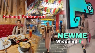 Kalsang Restaurant  Chandigarh Karbi girl  Elante mall NEWME Shopping 🛍️  Date 🌹❤️Genuvlogs6 [upl. by Akihc]