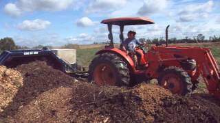 Compost Turner at Dickinson College Farm [upl. by Eustache]